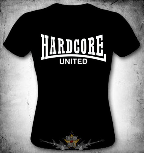 HARDCORE UNITED. MT.414. poen póló,  női póló