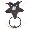 Kopogtató - Baphomet - Door Knocker with metal knocker. 766-7825 .  fantasy dísz, 