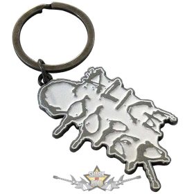   Alice Cooper - Keychain.  Dripping Logo Silver.   import fém kulcstartó