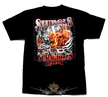 STURGIS - BLACK HILLS RALLY 2016. USA T-Shirt.  AKCIÓS ! motoros póló