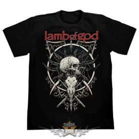 LAMB OF GOD - SKULL TOTEM.   S.D.  619.  zenekaros  póló.  LAMB OF GOD - SKULL TOTEM.   S.D.  619.  zenekaros  póló.