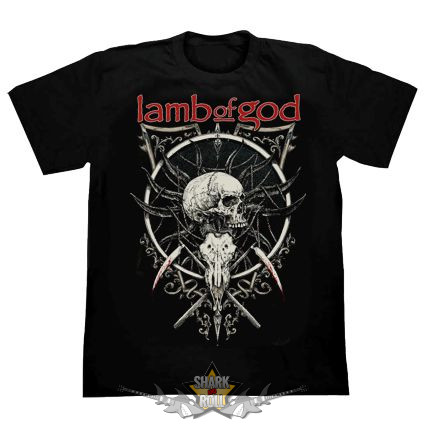 LAMB OF GOD - SKULL TOTEM.   S.ZF.619.  zenekaros  póló. 