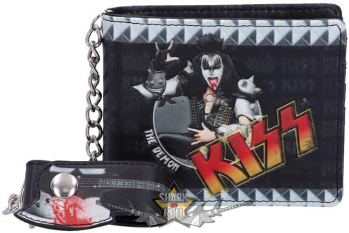 KISS - The Demon Wallet, 11cm.  with Chain.   import pénztárca