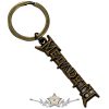 Megadeth - Keychain.  Gold Logo v2.  import fém kulcstartó