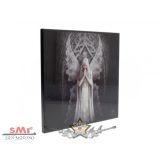   ANGEL - Only Love Remains Small Crystal Clear Picture. kristálytiszta kép. 25cm .  dekor fatábla kép