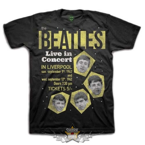 The Beatles - Unisex Premium Tee - 1962 Live in Concert  zenekaros  póló. 