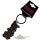 Slipknot - Keychain.  Black Logo Black Border.   import fém kulcstartó