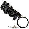 Slipknot - Keychain.  Black Logo Black Border.   import fém kulcstartó