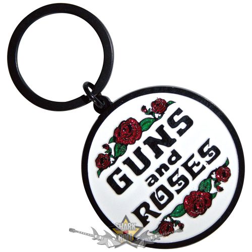 Guns N Roses - Keychain. Roses.  GNRKEY10   import fém kulcstartó