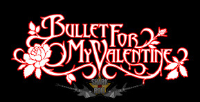 Bullet for my valentine  -  Logo.  10 x 5.  felvarró