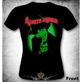 Marilyn Manson – Shock Rock Green Glow.    női póló