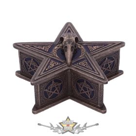   Pentagram Raven Box 16.5cm. D5754U1.  ékszer, aprócikk  tartó