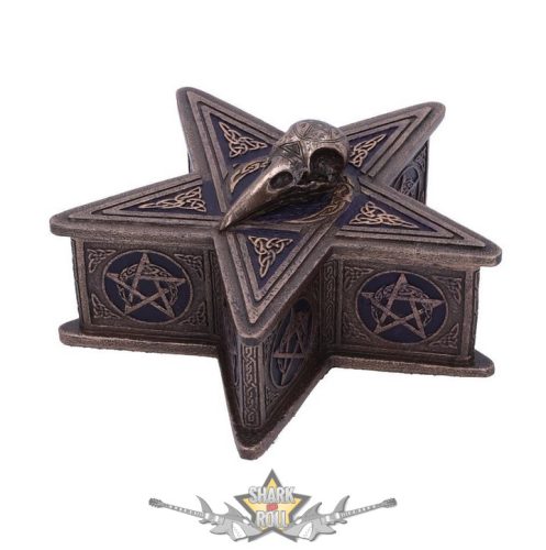Pentagram Raven Box 16.5cm. D5754U1.  ékszer, aprócikk  tartó