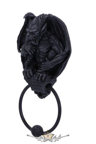 Kopogtató - Grotesque Greeting Door Knocker - Groteszk Üdvözlő Ajtókopogtató . 21.8cm  fantasy dísz. 