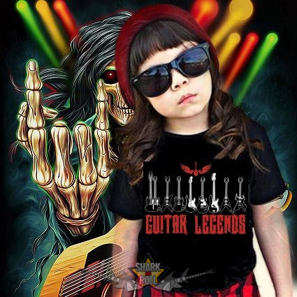 GITÁR LEGENDS.    gyerek póló