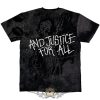 Metallica - Unisex T-Shirt.  Justice (Black) (Wash Collection) (Back Print).   férfi zenekaros póló