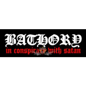 Bathory  -  Logo.  10 x 3.  felvarró Bathory  -  Logo.  10 x 3.  felvarró