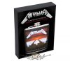 Metallica - Master of Puppets.  Hip Flask 7oz.   flaska, bőr külső boritás.