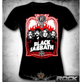 BLACK SABBATH - BAND  MT.086.  női póló
