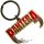 Pantera - Keychain.  Fangs Logo.  PANTKEY13.  import fém kulcstartó