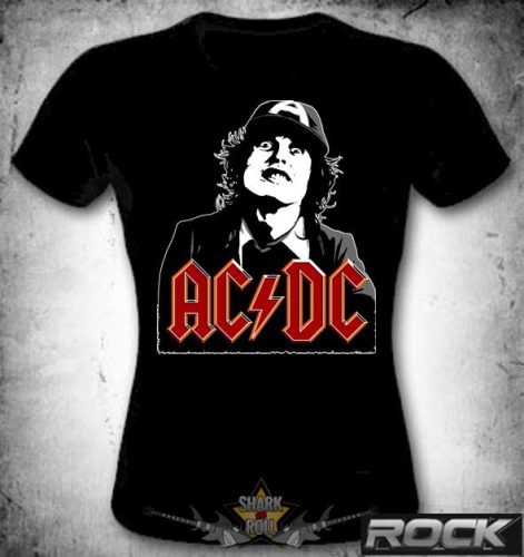 AC/DC - Angus.  MT.065. női póló