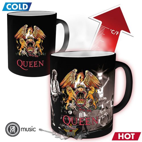 Queen - Giftset Mug Heat Change 320ml + Acryl + Badge Pack Mix. limited edition gift set