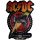 AC/DC - Standard Patch. For Those About To Rock 1981 Cut-Out  * EXTRA PRÉMIUM *.  hímzett felvarró
