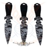   Dobókés - Grey skulls,steel blade. 1.DB. 774-7008.  hobby kés, bicska, tőr, dísztárgy
