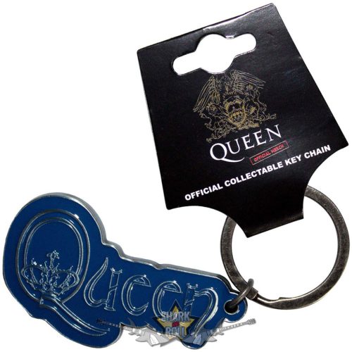 Queen - Keychain.  Crown In Q Logo.   import fém kulcstartó