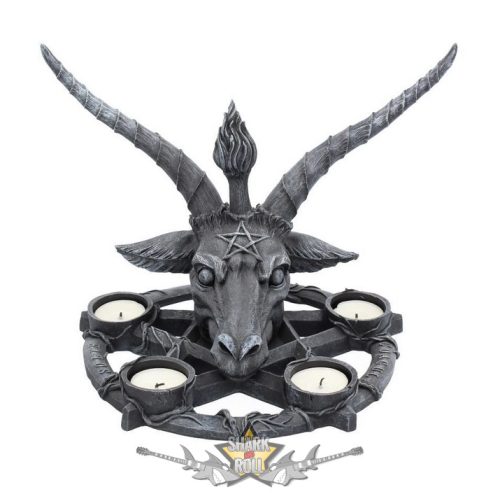 Baphomet  -  Baphomet Candle Holder 27.5cm. B1485D5.  gyertyatartó, füstölő tartó