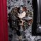 A sötétség spirálkeresztje Barokk koponya és láncok faltáblája. B5259s0. koponya figura