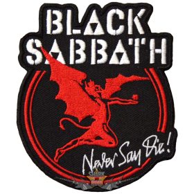   Black Sabbath - Archangel Never Say Die.    * EXTRA PRÉMIUM *.  hímzett felvarró