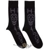 HIM - Unisex Ankle Socks.  Heartagram Skull (Black) (UK Size 7 - 11)    boka  zokni