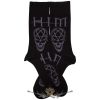 HIM - Unisex Ankle Socks.  Heartagram Skull (Black) (UK Size 7 - 11)    boka  zokni