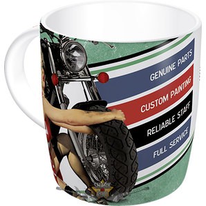 BEST GARAGE - SERVICE & REPAIRS.  porcelán  bögre 