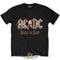AC/DC - Unisex T-Shirt: Rock or Bust    férfi zenekaros póló