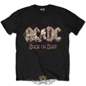 AC/DC - Unisex T-Shirt: Rock or Bust    férfi zenekaros póló   AC/DC - Unisex T-Shirt: Rock or Bust    férfi zenekaros póló