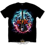 AC/DC - GUITAR GHOST. 638.   férfi zenekaros póló