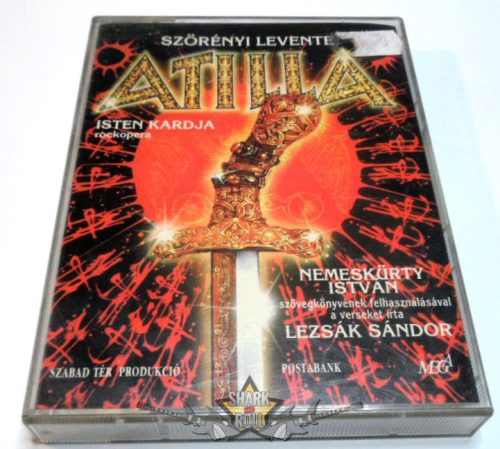 SZÖRÉNYI LEVENTE - ATILLA. ROCK OPERA dupla audió kazetta.   műsoros kazetta