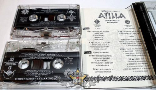 SZÖRÉNYI LEVENTE - ATILLA. ROCK OPERA dupla audió kazetta.   műsoros kazetta