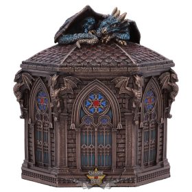  Ékszertartó Doboz - Citadel Protector Box 12.4cm. D6575Y3.  asztali dísz, doboz