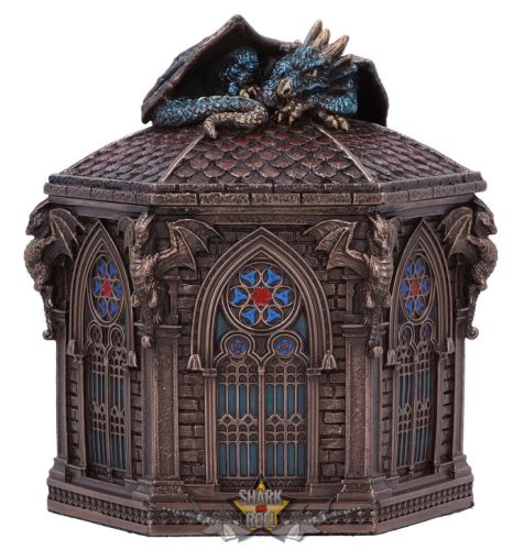 Ékszertartó Doboz - Citadel Protector Box 12.4cm. D6575Y3.  asztali dísz, doboz