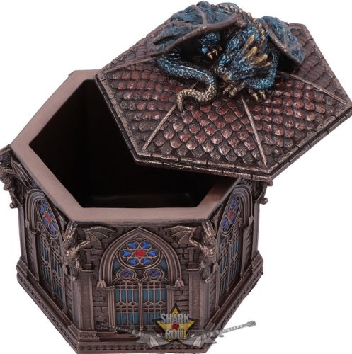Ékszertartó Doboz - Citadel Protector Box 12.4cm. D6575Y3.  asztali dísz, doboz
