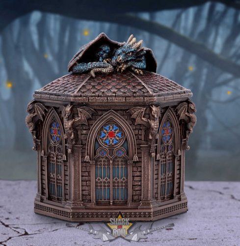 Ékszertartó Doboz - Citadel Protector Box 12.4cm. D6575Y3.  asztali dísz, doboz