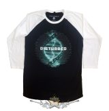   Disturbed - Unisex Raglan T-Shirt - Binary.   férfi zenekaros  póló. 