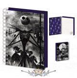   Nightmare Before Christmas - Seriously Spooky 3D Cover A5 Notebook.  notebook, napló