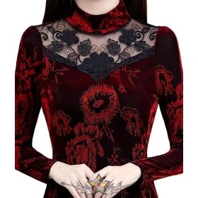 Gothic - hosszú ujjú félmagas nyakú póló. Gothic - hosszú ujjú félmagas nyakú póló.