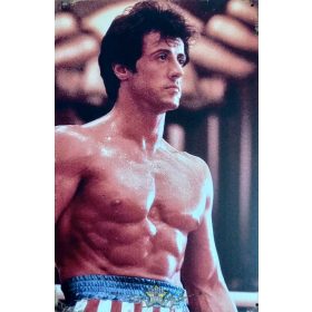 Rocky - Sylvester Stallone.  20X30.cm. fém tábla kép