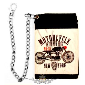 Motorcycle - New York.  textil pénztárca