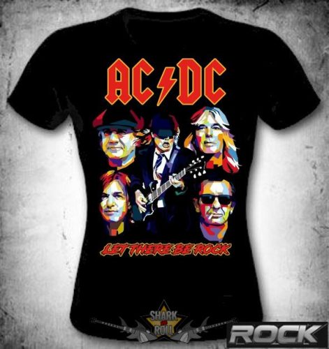 AC/DC - Let there be Rock. MT.068.  női póló